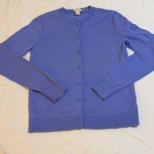 J. Crew Vibrant Blue/Periwinkle Women's Cardigan